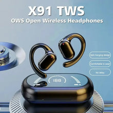 X91 OWS Навушники-гачки Bluetooth 5.3 Ігрова спортивна гарнітура з низькою затримкою Hi-Fi стерео навушники з шумозаглушенням