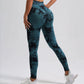 Women Seamless Tie Dye Yoga Leggings High Waist Fitness Sexy Fashion Leggings Exercise Running Lifting Buttocks Cycling Leggings