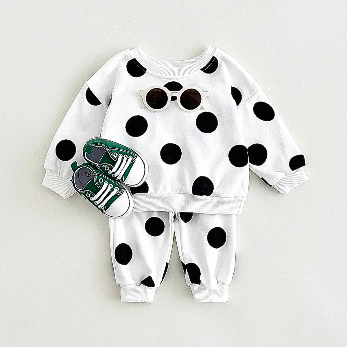 Newborn Baby Girls Clothes 2Pcs Infant Suit Sets Long Sleeve Sweatshirt Top+Pants Toddler Boy Set Kids Children Clothing New