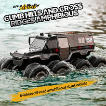 JJRC Q137 8x8 2.4G дистанційне керування автомобілем 8wd позашляховий амфібійний трюковий транспортний засіб 8-колісний швидкісний гоночний вантажівка водонепроникні гусеничні іграшки