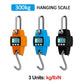 300kg High Precision Crane Scale Portable Electronic Stainless Steel Hook Hanging Scale LCD Digital Industrial Scales Kg/Lb/N