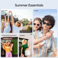JISULIFE Handheld Turbo Fan,Super Strong Wind,5 Speeds,Long Battery Life,5000mAh,USB Rechargeable,Multipurpose Pocket fan