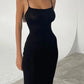 Cryptographic Sexy Backless Bandage Knitted Dress Elegant Outfits for Women Sleeveless Club Party Birthday Slip Dresses Clothes