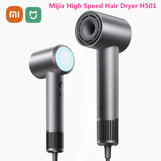 XIAOMI Mijia High Speed Hair Dryer H501 1600W Negative Ion Hair Care 110000 Rpm  62m/s wind speed Dry 220V CN Version   ﻿
