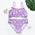 2-8Y New Fashion Kid Unicorn Design Bikini Set Lovely Two Pieces Child Swimwear Cute Girl Flouncing Swimsuit Summer Beachwear