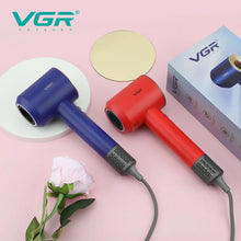 VGR 110000 об/хв низький рівень шуму фен для волосся без листя фен професійний фен з негативними іонами догляд за волоссям перукарня інструменти салон V-445