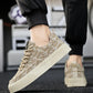 Men's Graffiti Prints Canvas Sneakers 2024 Spring Autumn Breathable Fashion Vulcanize Shoes Outdoor Lace Up Men Casual Shoes