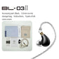 BLON New BL03 II 10mm Dual-Chamber Dynamic Driver IEM Hifi Earphones With 0.78mm 2Pin Detachable Cable 3.5 4.4mm BL03 2