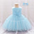 Summer Ceremony 1 Year Birthday Dress For Baby Girl Clothes Baptism Lace Princess Dress Girls Dresses Party Gown White Pink