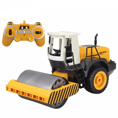 Двоколісний RC вантажівка Double E E522 дорожній каток 2.4G з дистанційним керуванням, однодисковий вібраційний привід, інженерна електронна модель вантажівки, іграшки для хлопчиків