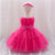 Summer Ceremony 1 Year Birthday Dress For Baby Girl Clothes Baptism Lace Princess Dress Girls Dresses Party Gown White Pink