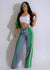 Wide Leg Jeans Cargo Pants Sexy Women High Waist Elegant Streetwear Denim Casual Straight Trousers