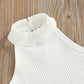 Newborn Toddler Baby's Clothes Girls 3PCS Summer Outfits Sleeveless Halter Tops Shorts Waist Bag Children's Clothing Set