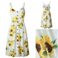 Summer New Women Sexy Sling Pocket Button Dot Beach Dress 2024 Female Bohemia Holiday Retro Fashion Solid Color Women's Clothing