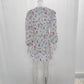 Printed V-Neck Lace Short Dress Slim Fits 2024 Summer Sexy Dress Long Sleeve Women's Sweet High Waist Sexy A-line Mini Dress