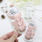 Casual Cute Love Sandals For Baby Girls, Breathable Non-slip Walking Shoes For Vacation Beach, Summer