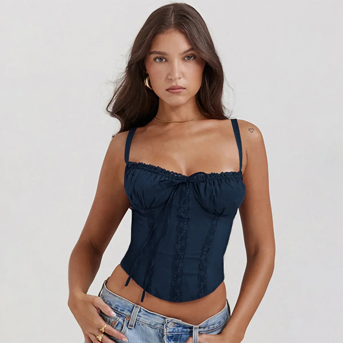 Sexy Lace Floral Corset Short Dress Women's Slip White Yellow Casual Bandage Dresses Female Clothing Party Birthday Summer 2025