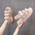 Girls Beach Shoes Hook&loop Non-slip Kids Sandals Soft Sole Open Toes 2025 Summer Girls Princess Shoes Breathable Korean Style