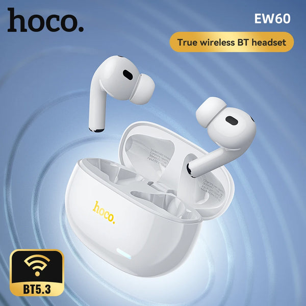 Бездротові Bluetooth-навушники HOCO EW60, спортивні навушники для активного відпочинку на свіжому повітрі, 5.3" з низькою затримкою та 3D-об'ємним звуком, сенсорне керування