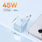 Baseus Picogo 45W USB зарядний пристрій PD QC 3.0 швидка зарядка швидкий зарядний пристрій для iPhone 16 15 14 Pro дорожній зарядний пристрій для телефону Samsung S24