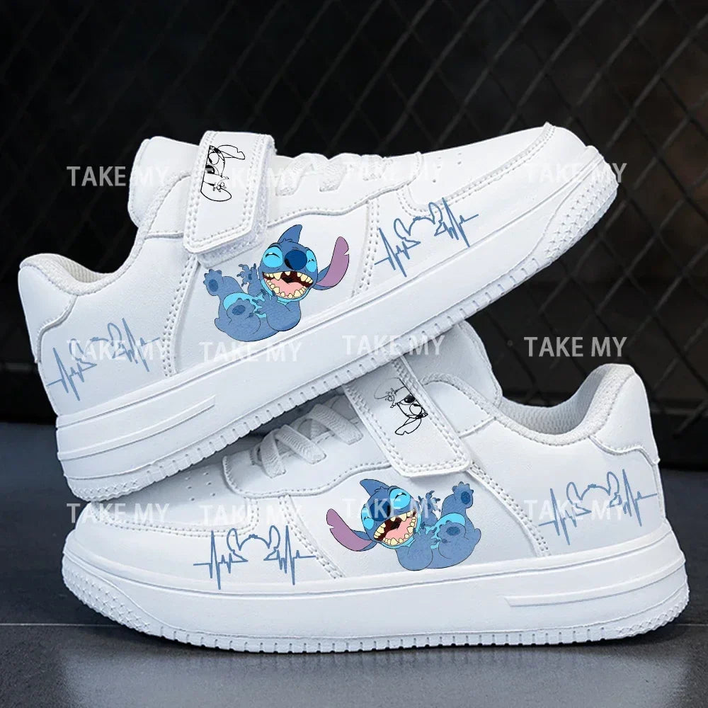 Кросівки Stitch Shoes для дітей Студентські повсякденні баскетбольні кросівки Дитячі кросівки для дівчаток і хлопчиків Бігові модні спортивні кросівки Подарунок