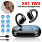 X91 OWS навушники з дужкою на вухо Bluetooth 5.3 з низькою затримкою для ігор Спортивна гарнітура HiFi стерео з шумозаглушенням