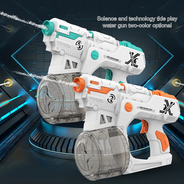 New Electric toy water gun outdoor summer beach swimming pool party battle largecapacity shootingwater gun fun water bucket game