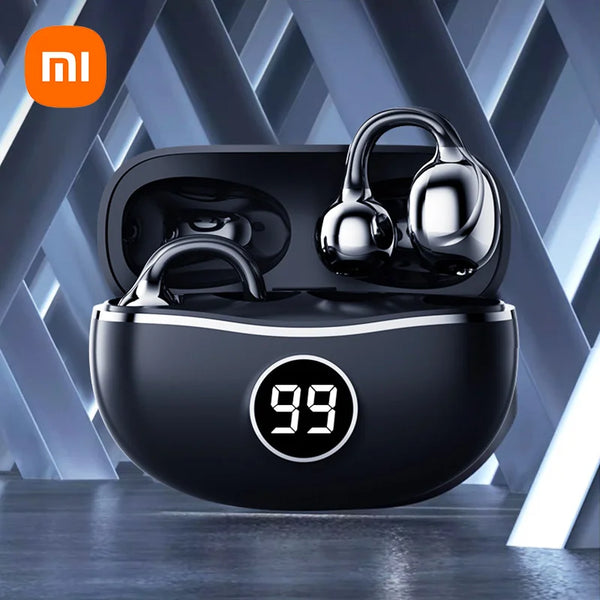 Бездротові Bluetooth-навушники Xiaomi Redmi з кістковою провідністю, гарнітура HiFi, навушники зі світлодіодним цифровим дисплеєм та сенсорним керуванням для смартфонів
