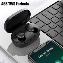 Оригінальна гарнітура A6S TWS Бездротові навушники Bluetooth-навушники Спортивні стереонавушники Fone Bluetooth-навушники для Xiaomi Huawei iPhone