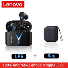 Оригінальні Lenovo LP6 TWS ігрові навушники з шумопоглинанням бездротові навушники HIFI музичні Bluetooth-навушники з двома режимами гарнітури