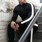 Casual Tracksuits Mens Autumn Fashion Side Striped Jackets And Pants Two Piece Sets For Men Sports Fitness Sweatsuits Streetwear
