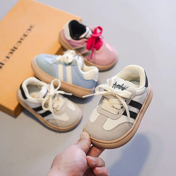 Children Sneakers Boys Anti-slip Soft Sole Casual Shoes Girls Low Top Comfortable Infant Shoes Size 15-30