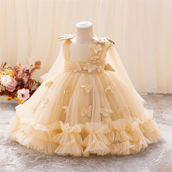 The first Christmas costume of the new 0-6-year-old girl children's children's clothing baby one-year-old birthday party dresses