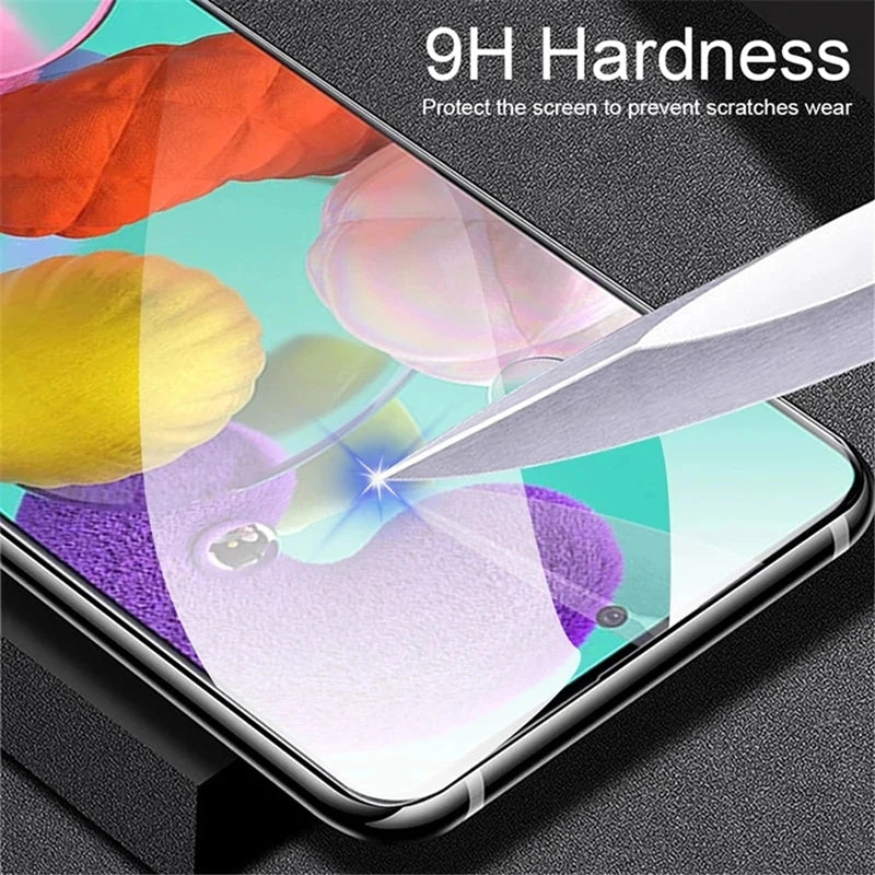 9D загартоване скло для Samsung Galaxy A13 A53 A52 A32 A12 A50 A51 A52S A72 A54 A33 A71 A21S A73 M12 M52 M31 S10E захисна плівка для екрану