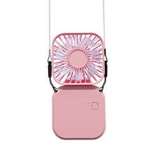Mini Hanging Neck Fans Portable Folding USB Fans Mute Power Bank Portable Handheld Desktop Multi Function
