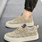 Men's Graffiti Prints Canvas Sneakers 2024 Spring Autumn Breathable Fashion Vulcanize Shoes Outdoor Lace Up Men Casual Shoes