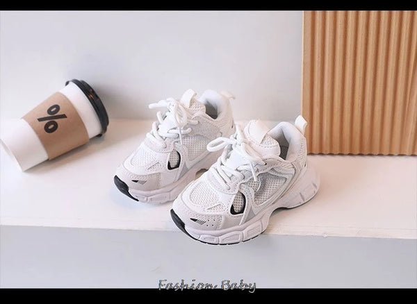 Spring/Autumn Breathable Mesh Casual Shoes for Boys Girls Kids Sneakers Footwears Flats Sport Running Shoes 3 Color