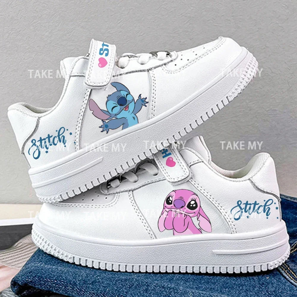 Кросівки Stitch Shoes для дітей Студентські повсякденні баскетбольні кросівки Дитячі кросівки для дівчаток і хлопчиків Бігові модні спортивні кросівки Подарунок
