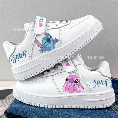 Кросівки Stitch Shoes для дітей Студентські повсякденні баскетбольні кросівки Дитячі кросівки для дівчаток і хлопчиків Бігові модні спортивні кросівки Подарунок