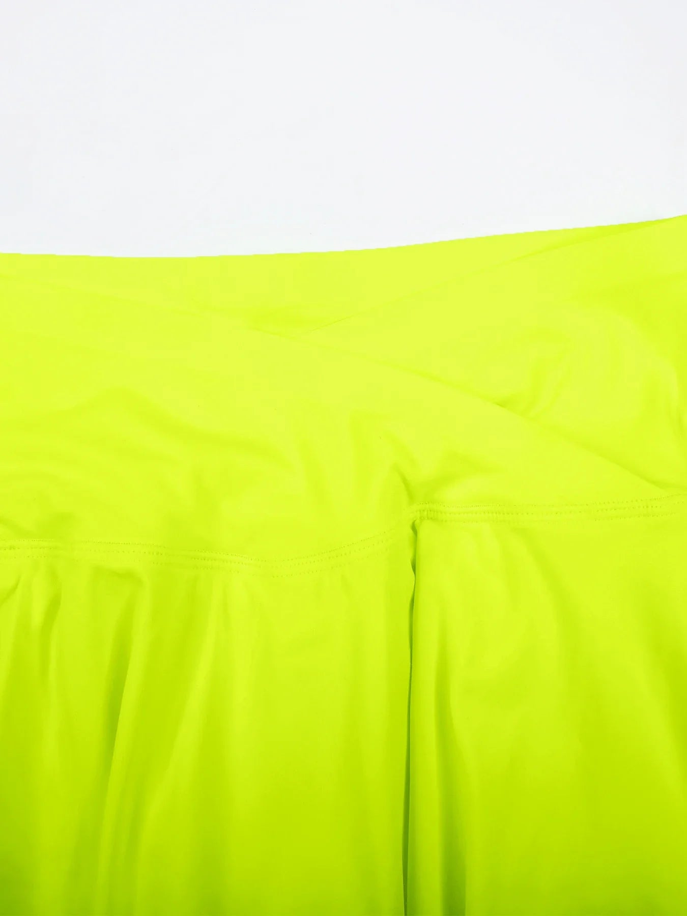 CHRLEISURE Womens Tennis Skirt with Pockets Crossover High Waisted Athletic Golf Skorts Running Workout Skirts 2 in 1