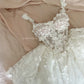 Amanda Boho Flower Lace Mini Ball Gown Prom Dresses Flower Straps Evening Dress Customize Short Wedding Dress Vestidos De Fiesta
