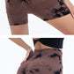 Summer Women High Waist Butt Lift Shorts Legging Seamless Leggings Fashion Tie Dye Shorts Gym Workout Running Pants