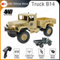WPL B14 RC автомобіль 1/16 2.4G пульт дистанційного керування 4WD позашляховик для скелелазіння з LED підсвіткою електричний багі позашляховий RC вантажівка іграшка подарунок для хлопчиків