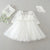 HETISO New Baby Girl Baptism Dresses Toddler Christening Gowns Children's Clothes Summer Birthday Wedding Dress for Newborn 3-24
