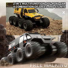 JJRC Q137 8x8 2.4G дистанційне керування автомобілем 8wd позашляховий амфібійний трюковий транспортний засіб 8-колісний швидкісний гоночний вантажівка водонепроникні гусеничні іграшки
