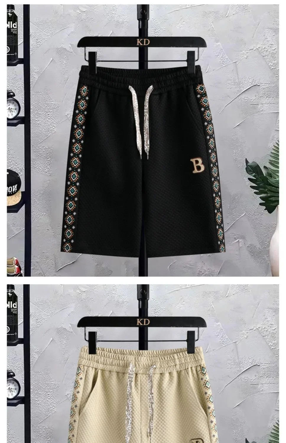 Summer New Fashion Trend Short Sleeve Shorts Ice Silk Suit Men Loose Sports Breathable Large Size High Quality Two-Piece Set
