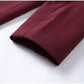 Vintage Women's Burgundy Blazers Elegant Lapel Double Breasted Pocket Full Sleeve Suit Jacket 2024 Autumn Lady Office Outwear