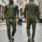 Casual Tracksuits Mens Autumn Fashion Side Striped Jackets And Pants Two Piece Sets For Men Sports Fitness Sweatsuits Streetwear