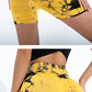 Summer Women High Waist Butt Lift Shorts Legging Seamless Leggings Fashion Tie Dye Shorts Gym Workout Running Pants
