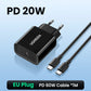 UGREEN Швидка зарядка 4.0 3.0 QC PD Зарядний пристрій 20W QC4.0 QC3.0 USB Type C Швидкий зарядний пристрій для iPhone 16 15 14 Pro Xiaomi Телефон PDCharger